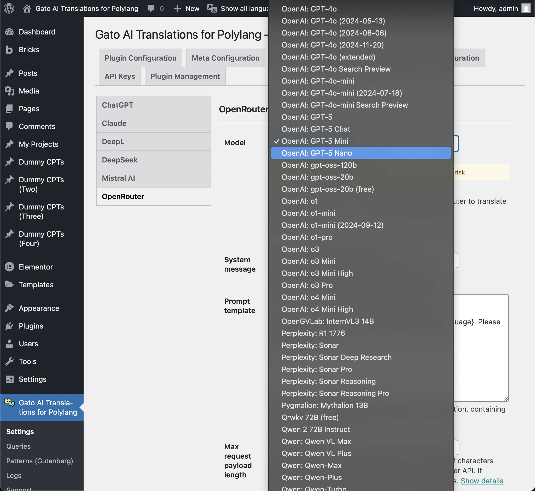 Lista modeli AI dostępnych w OpenRouter