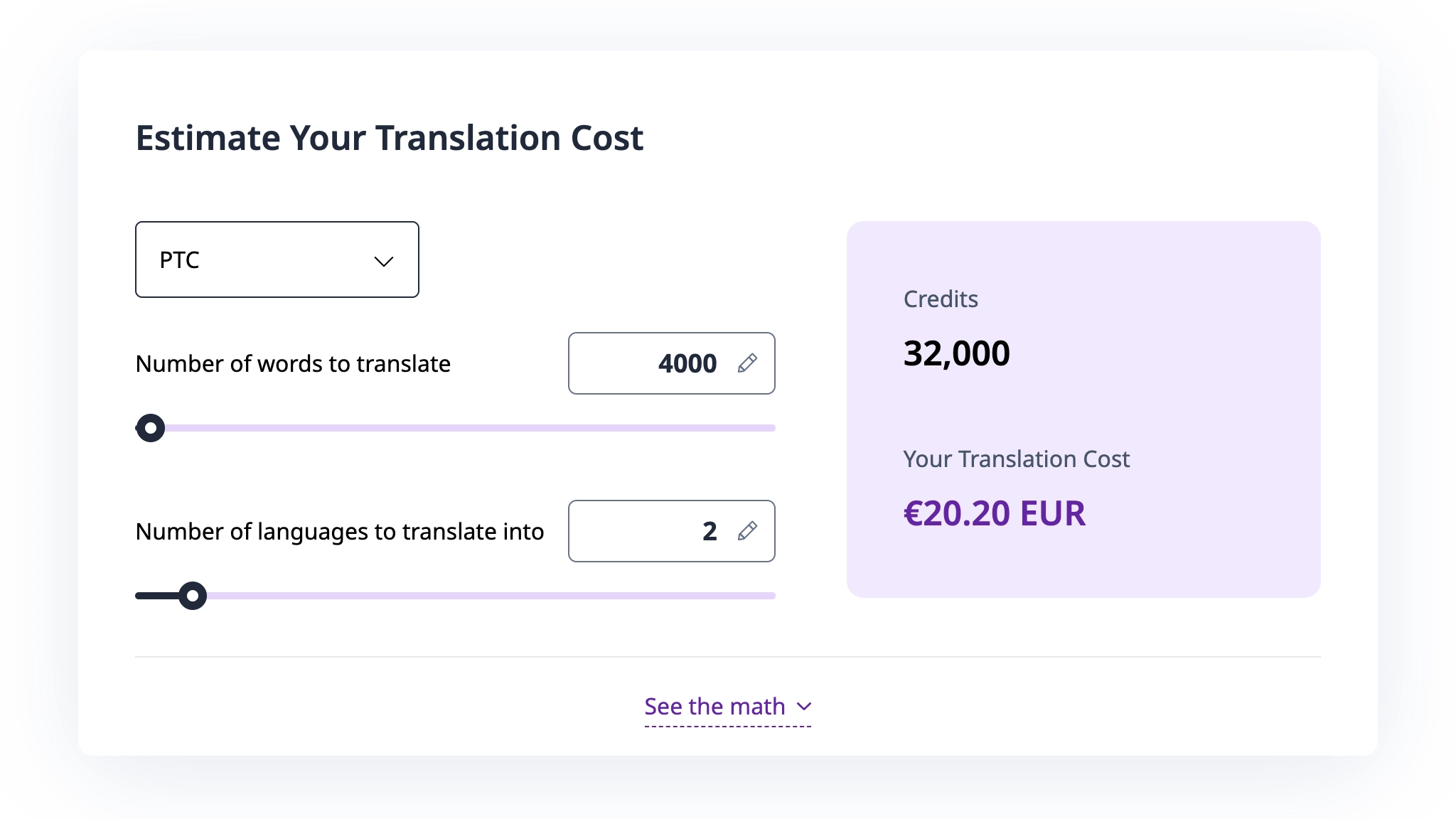 Szacunkowy koszt automatycznych tłumaczeń WPML